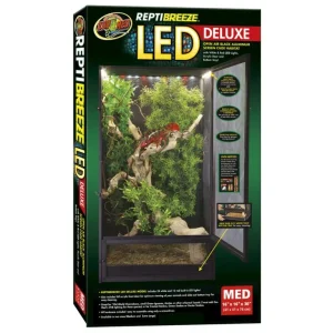 ReptiBreeze LED Deluxe Screen Cage
