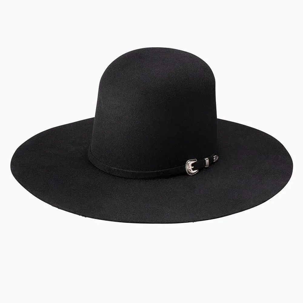 Resistol Youth Black Brockton Open Crown 4 1/4in Brim Hat