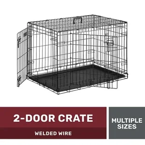 Retriever 2-Door Metal Wire Pet Crate