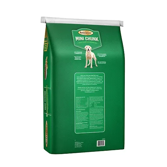 Retriever Complete Nutrition Adult Savory Chicken Mini Chunk Recipe Dry Dog Food, 50 lb. Bag - Image 2