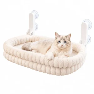 Reversible Cat Window Hammock – Cozy Suction Cup Hanging Bed
