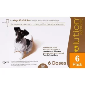 Revolution For Dogs 10-20lbs (5-10kg) - 6 Pack