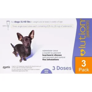 Revolution For Dogs 5-10lbs (2.6-5kg) - 3 Pack