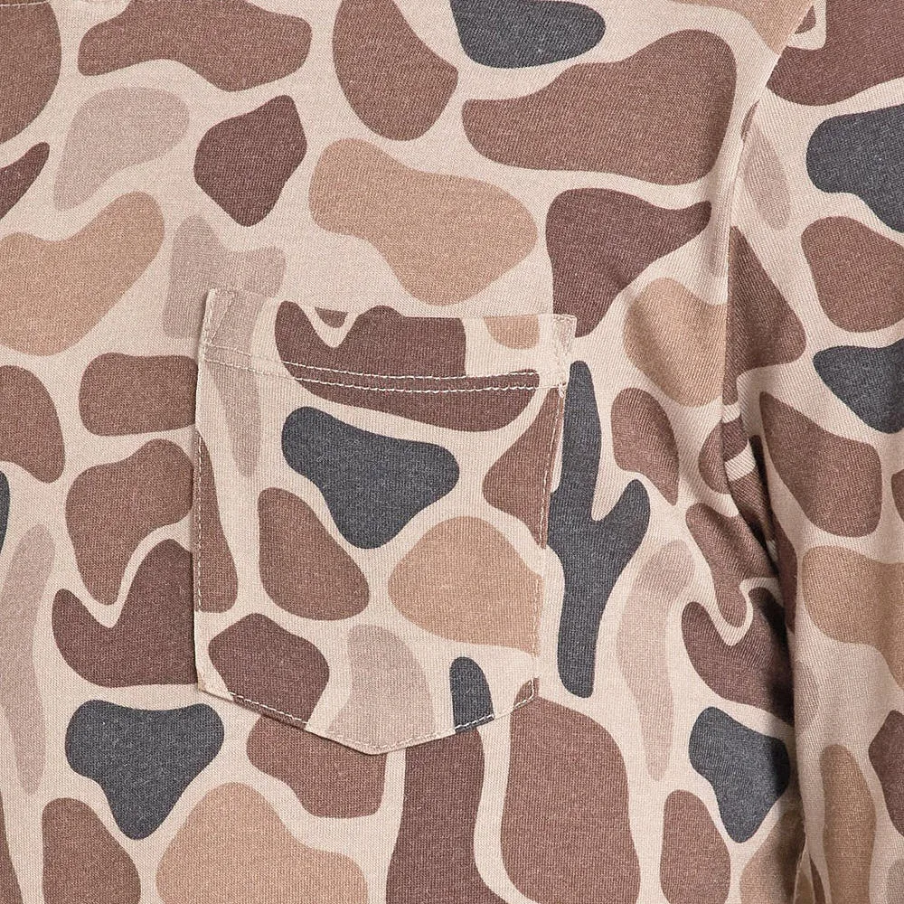 Rock & Roll Denim Boy's Tan Camo Lite Hoodie - Image 2