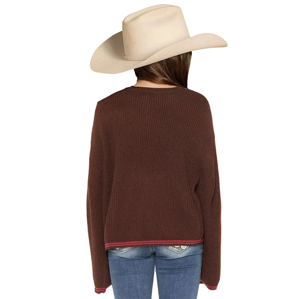Rock & Roll Denim Girl's Howdy Y'all Sweater - Image 2