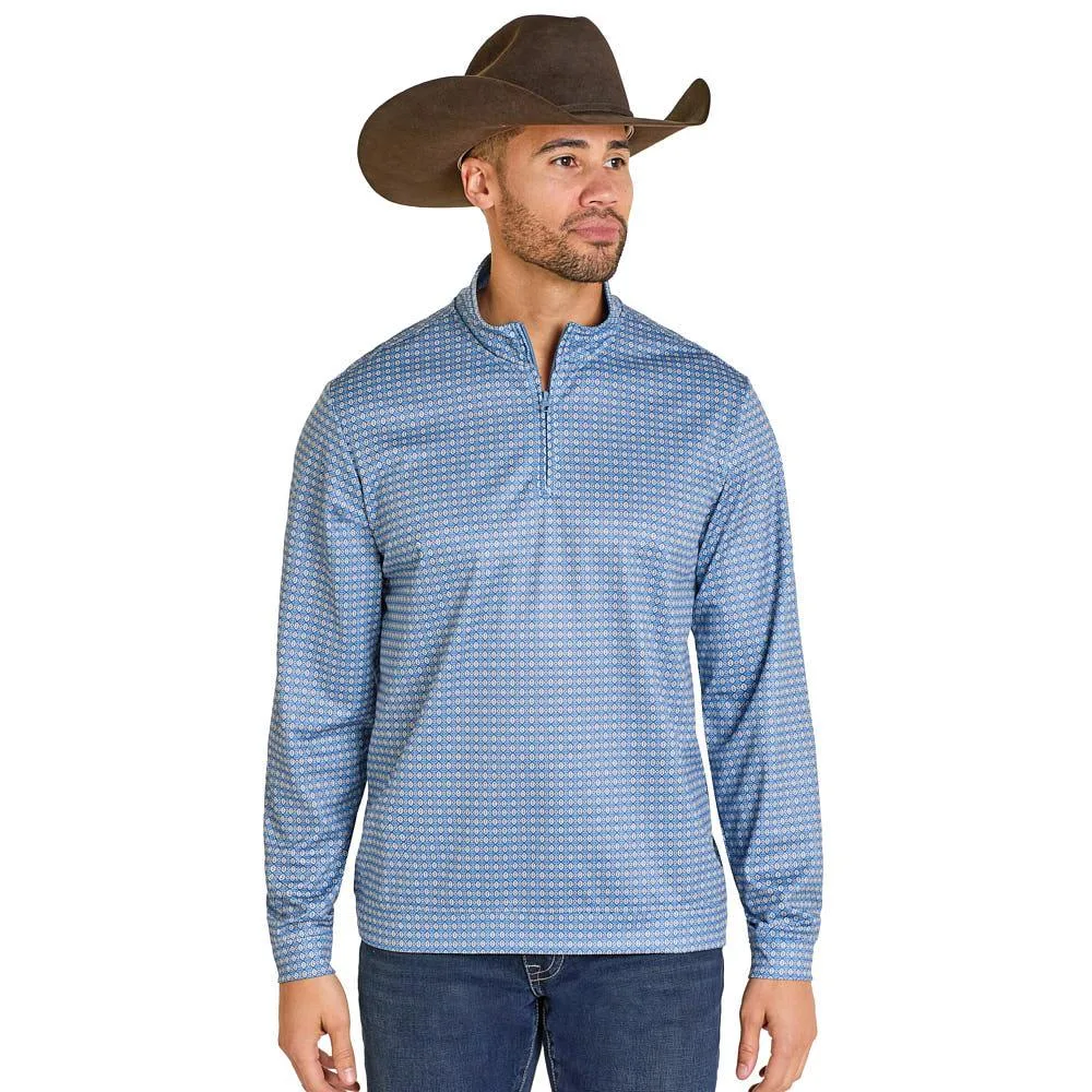 Rock & Roll Denim Men's Navy 1/4 Zip Pullover