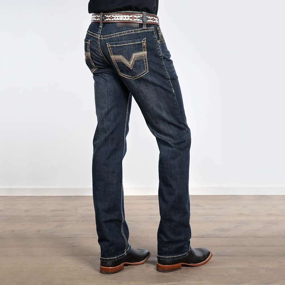 Rock & Roll Denim Revolved Two Toned Reflex Jeans