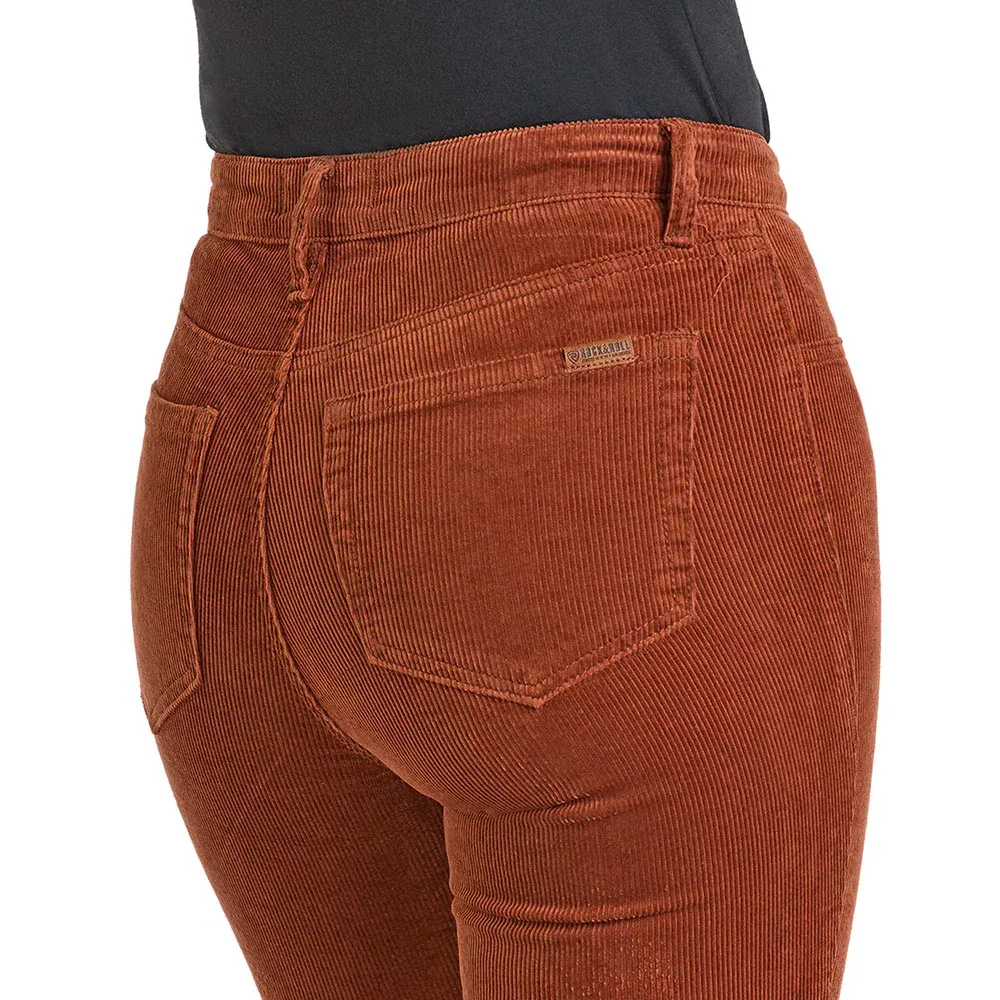 Rock & Roll Denim Women's Brick Corduroy Button Flare Jean - Image 2