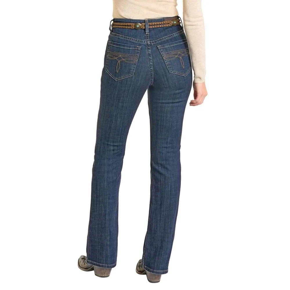 Rock & Roll Denim Women's Front Detail High Rise Jean