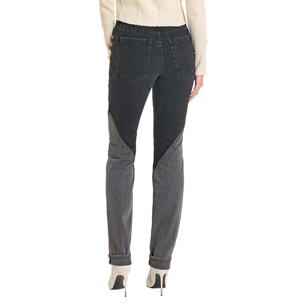 Rock & Roll Denim Women's Two Tone Black Jean
