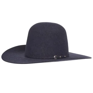 Rodeo King 7X Denim 4 1/4in Brim Open Crown