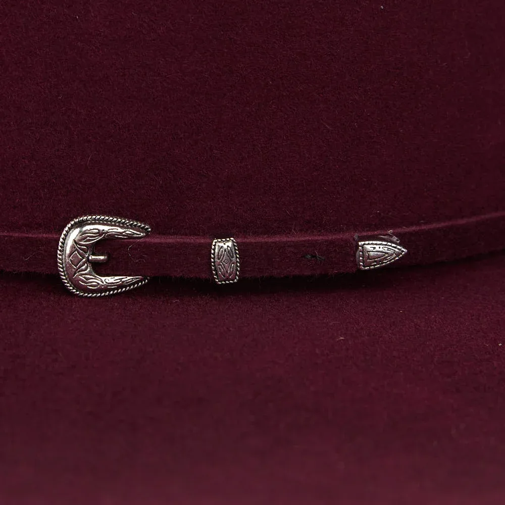Rodeo King 7X Merlot 4 1/4in Brim - Image 2