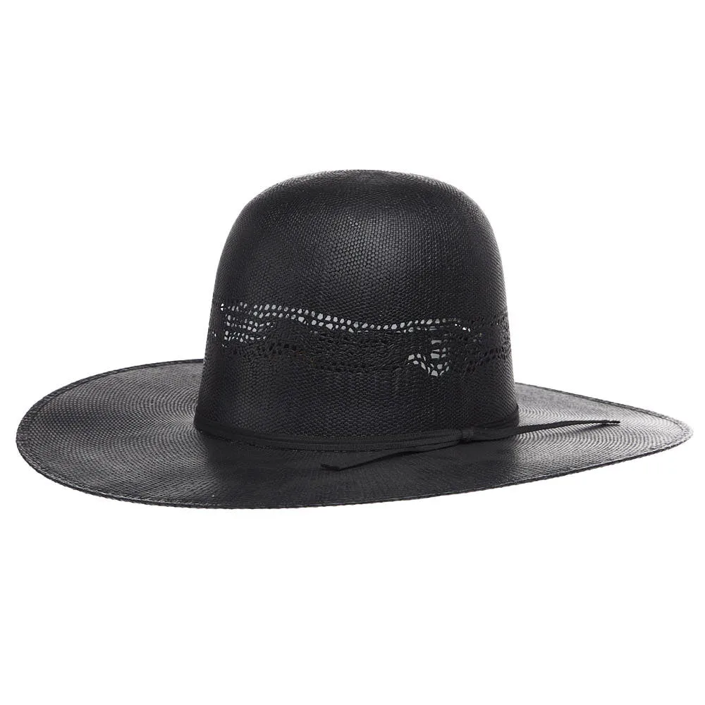 Rodeo King Black Bangora Straw Hat