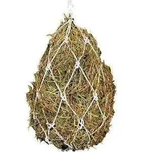 Rope Hay Net-White Solid Brass