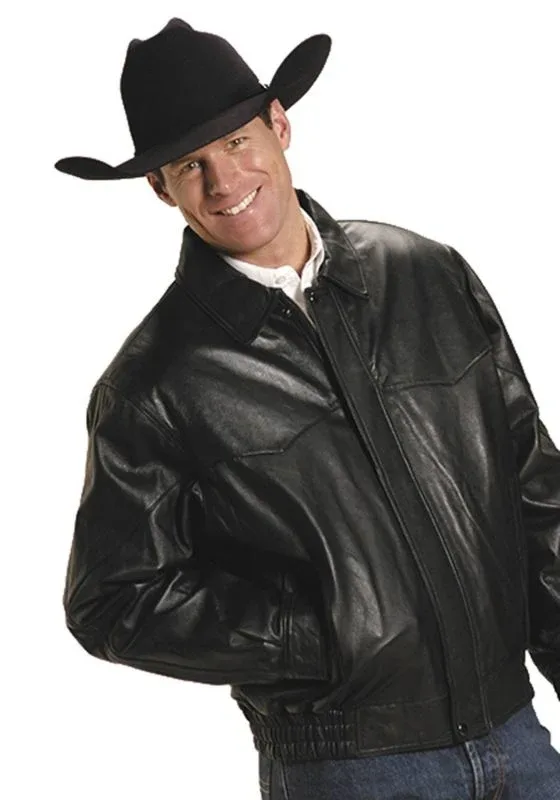 Roper Big Mans Western Bomber Jacket XXXL Black - Image 2