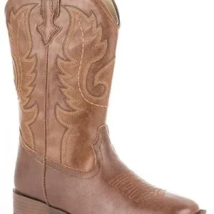 Roper Boy Kid Texson Square Toe Western Boot 1 Br