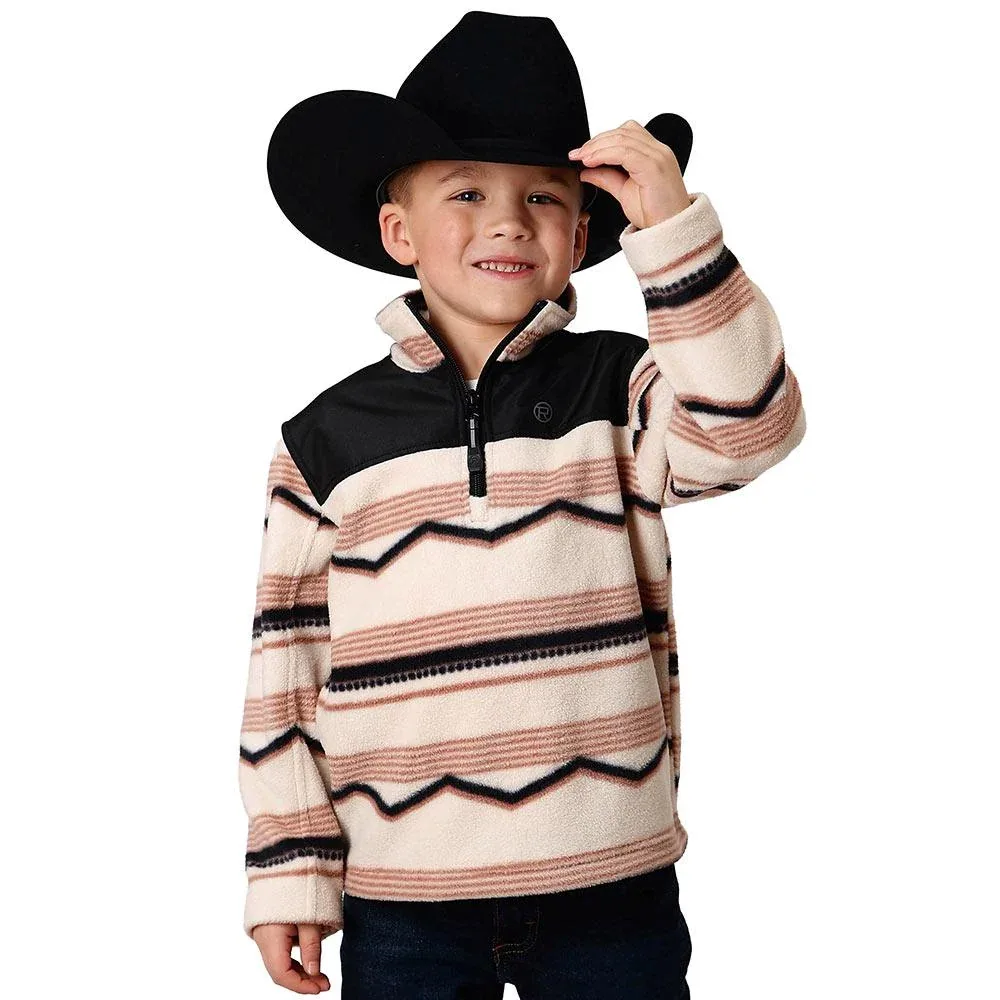 ROPER Boy's Serape Microfleece Pullover