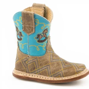 Roper Cowbabies Infant Embroidered Horse Boots