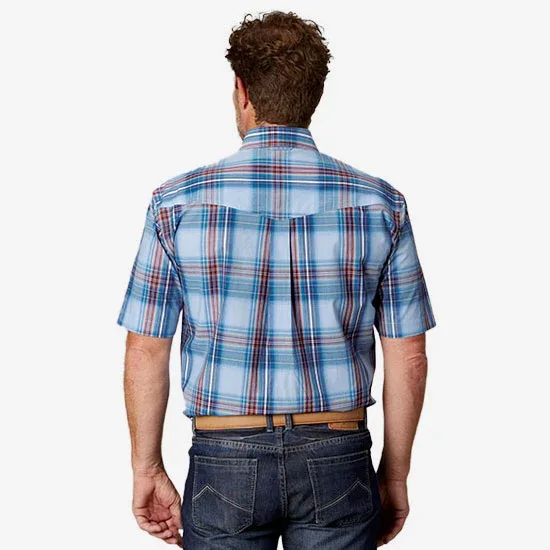 ROPER Deep Blueberry Plaid Shirt - Image 2