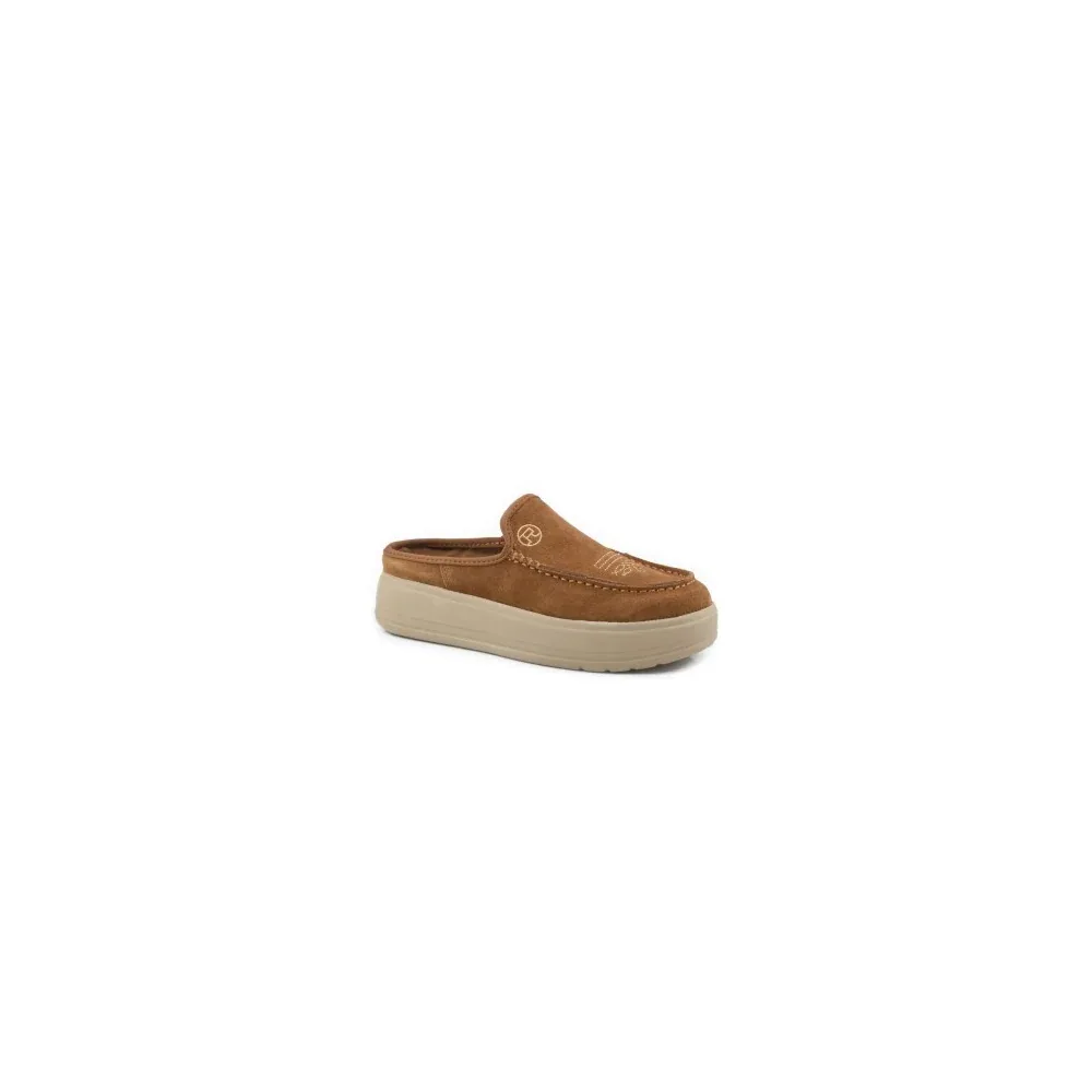 Roper Footwear Women's Lila Cognac Suede Sport Mule Casual