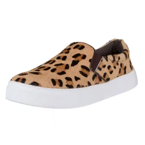 Roper Footwear Women's Nora Leopard Hair on Hide Slip On Casual