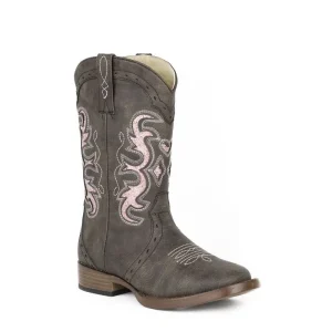 Roper Kids Lexi Square Toe Boots