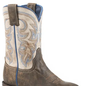 Roper Kids Parker Leather Outsole Western Boots
