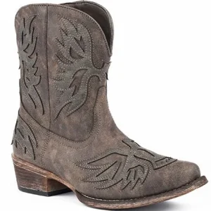 Roper Ladies Amelia Snip Toe Brown Boots