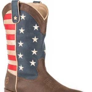 Roper Ladies American Patriot Sq Toe Boots