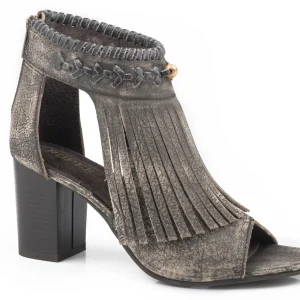 Roper Ladies Bettina Open Toe Mules with Fringe