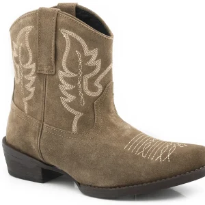 Roper Ladies Dusty II Snip Toe Shorty Boots