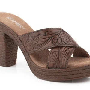 Roper Ladies Mika Cross Strap Sandals