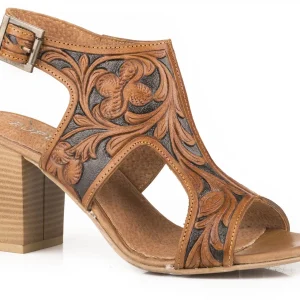 Roper Ladies Mika II Open Toe Mules with Back Strap