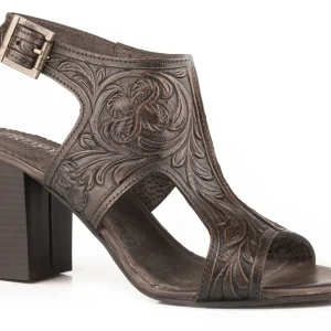 Roper Ladies Mika II Open Toe Mules with Back Strap
