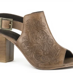 Roper Ladies Mika Open Toe Mules with Back Strap