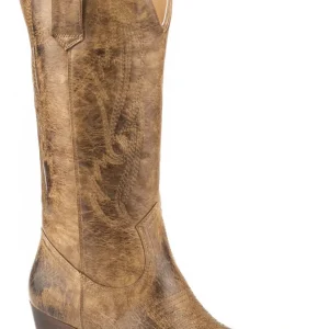 Roper Ladies Nettie Snip Toe Tan Boots