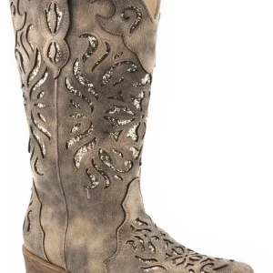 Roper Ladies Riley Glitz Snip Toe Boots