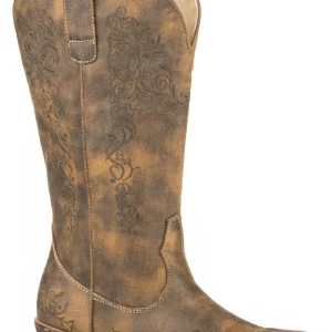 Roper Ladies Riley Scroll 12" Shaft Boots