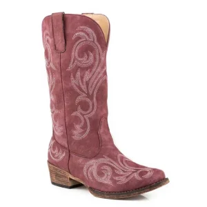 Roper Ladies Riley Snip Toe Red Boots