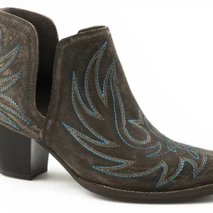 Roper Ladies Rowdy Leather Ankle Boots