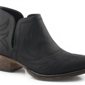 Roper Ladies Snip Toe Faux Leather Boots
