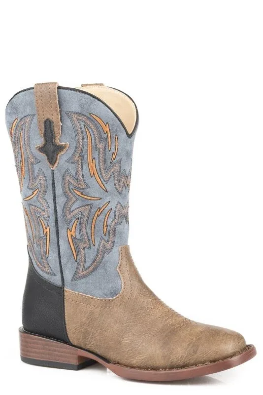 Roper Little Kids Dalton Square Toe Boots