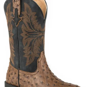Roper Little Kids Jed Square Toe Boots