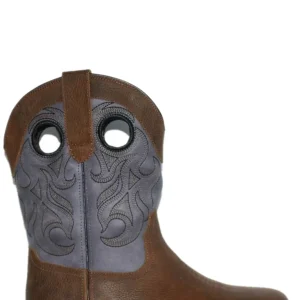 Roper Mens 11" Pull-On Faux Leather Western Boots
