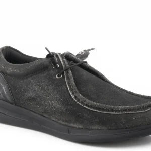 Roper Mens Black Suede Leather Chukka Shoes