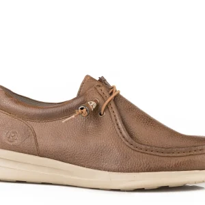 Roper Mens Brown Tumbled Leather Chukka Shoes