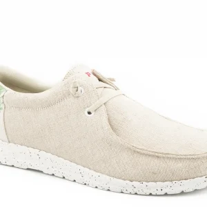 Roper Mens Canvas Mexican Flag Two-Eye Chukka Shoes
