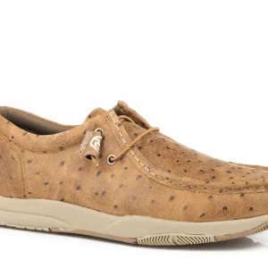 Roper Mens Clearcut Low Ostrich Lace-Ups