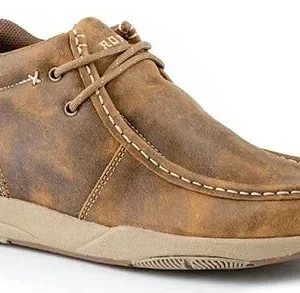 Roper Mens Clearcut Perform Slip-On Tan Shoes