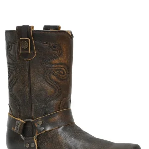 Roper Mens Conceal Carry Harness Snake Embroidery Boots